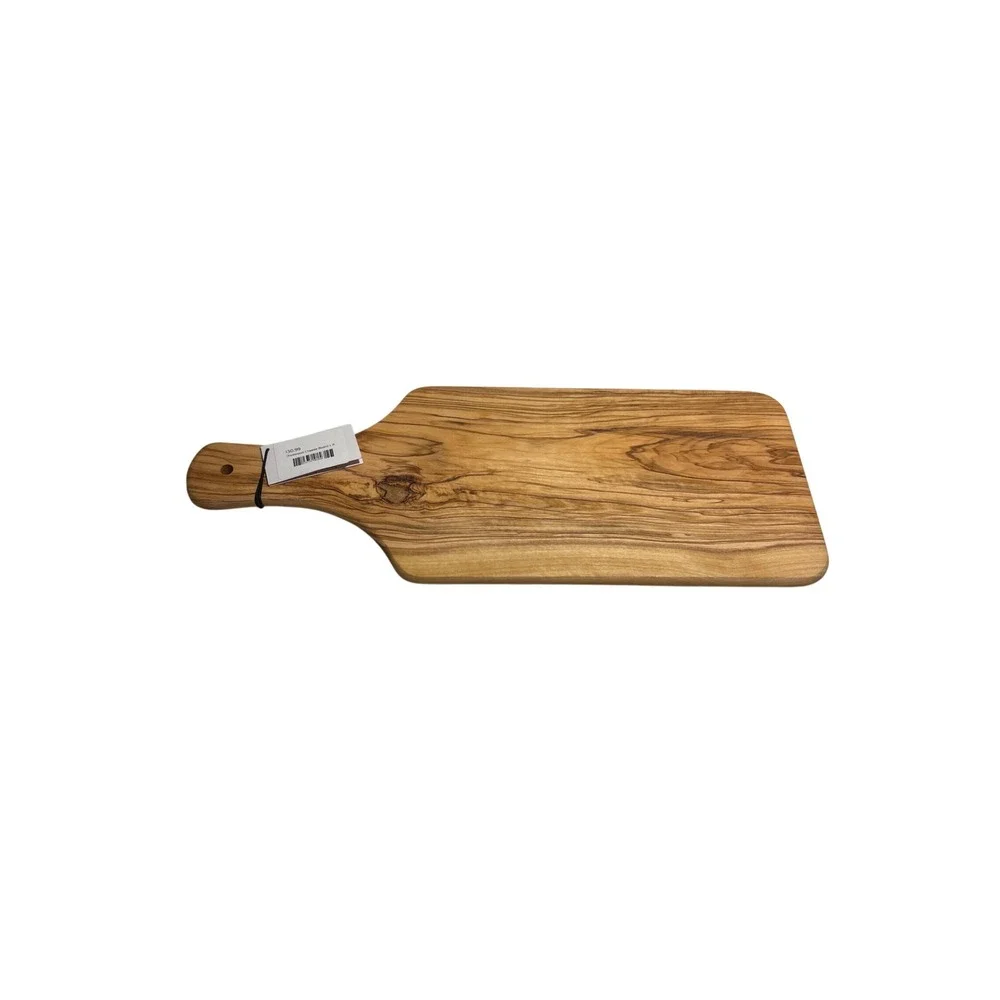Olivewood Cheese Board Natural Grain Wood Charcuterie Serving Paddle 13 Inch-nwt